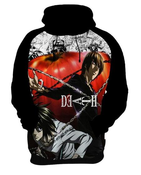 Imagem de Blusa de Moletom Capuz Canguru Anime Death Note 6_x000D_