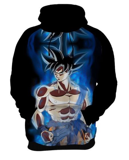 Imagem de Blusa de Moletom Capuz Canguru Anime Dragon Ball Goku 5_x000D_