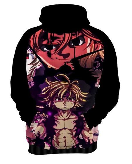 Imagem de Blusa de Moletom Capuz Canguru Anime nanatsu no taizai 2_x000D_