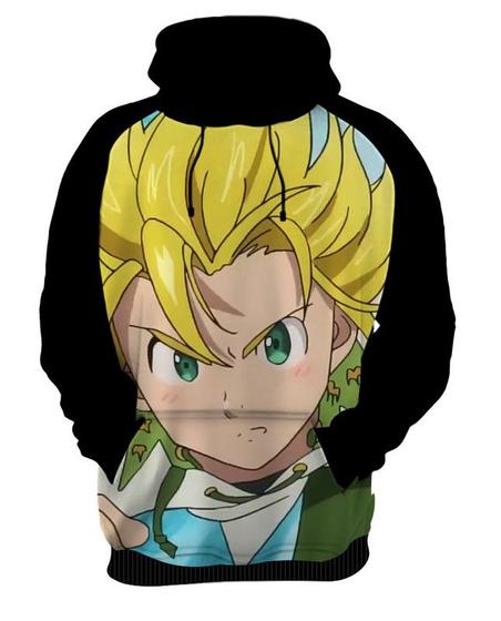 Imagem de Blusa de Moletom Capuz Canguru Anime nanatsu no taizai 9_x000D_