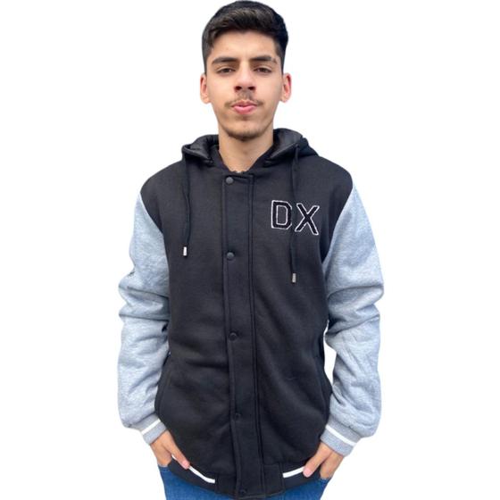 Imagem de Blusa de moletom jaqueta aberta com capuz dixie premium