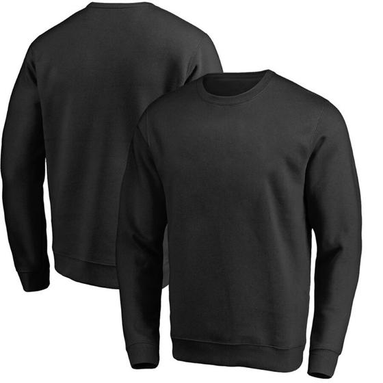 Imagem de Blusa de Moletom Lisa Yoyo Store Gola Redonda e Elástico Nos punhos e Cintura