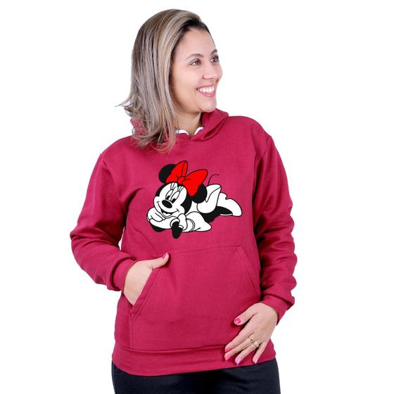 Imagem de Blusa De Moletom Minnie Agasalho Casaco De Frio