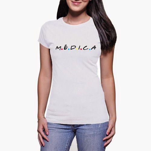 Imagem de Blusa De Profissões Medicina Camisa Para Médica