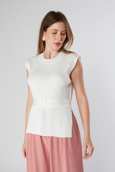 Imagem de Blusa de tricot com amarração Kwi