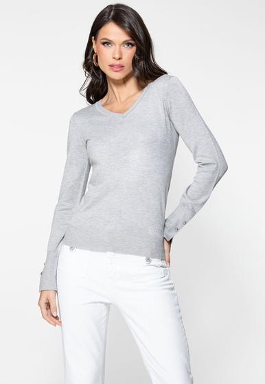 Imagem de Blusa de Tricot Eco Gola V Guess