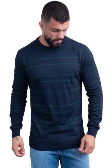 Imagem de Blusa De Tricot Masculina Texas Farm - Lead - In014 - Azul Marinho