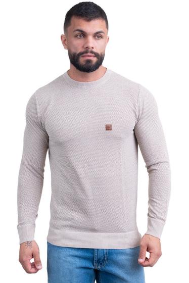 Imagem de Blusa De Tricot Masculina Texas Farm - Single - In016 - Bege