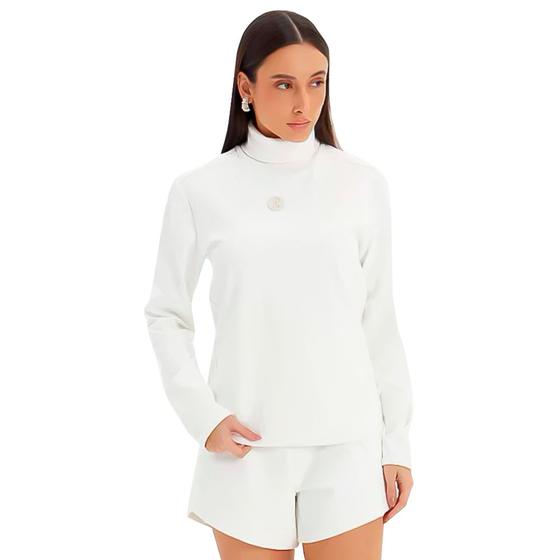 Imagem de Blusa Easy Lança Perfume Gola Alta OU24 Off White Feminino