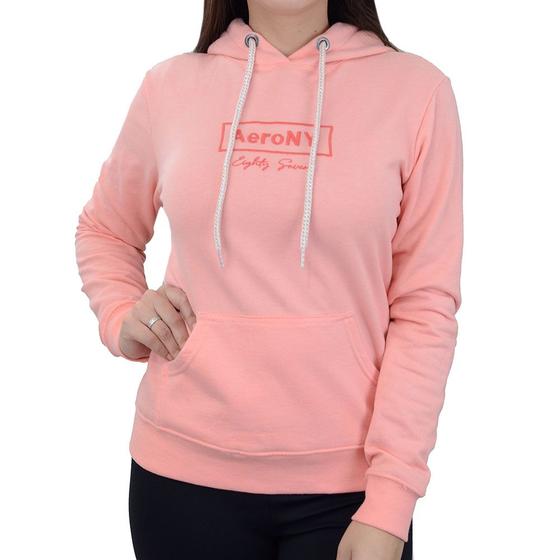 Imagem de Blusa Feminina Aéropostale Moletom Rosa - 9866011