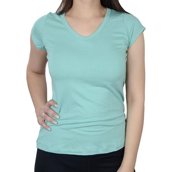 Imagem de Blusa Feminina Averzzy Lisa Decote V Menta - 2792