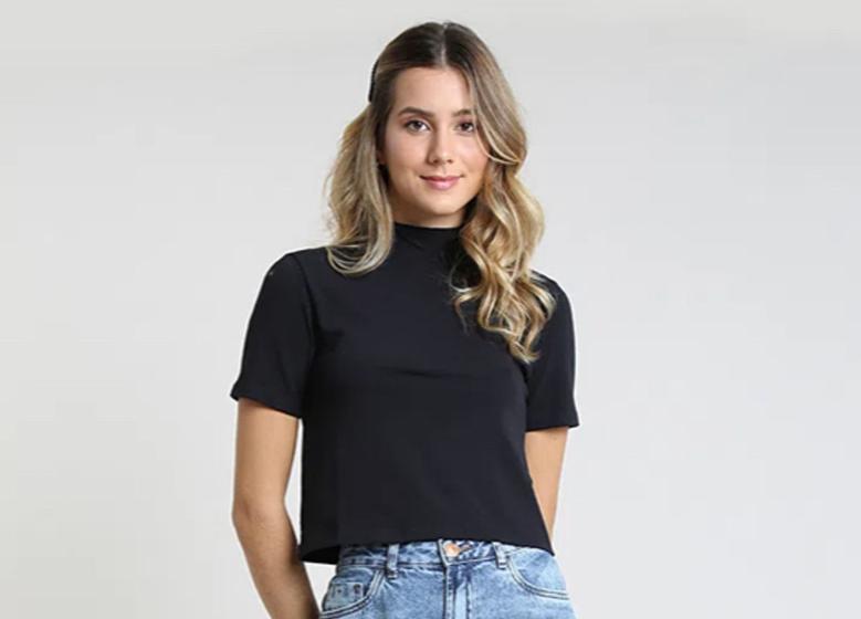member outer Guilty blusa feminina básica manga curta gola alta preta - Blusas Femininas - Magazine Luiza member outer Guilty blusa feminina básica manga curta gola alta preta - Blusas Femininas - Magazine Luiza