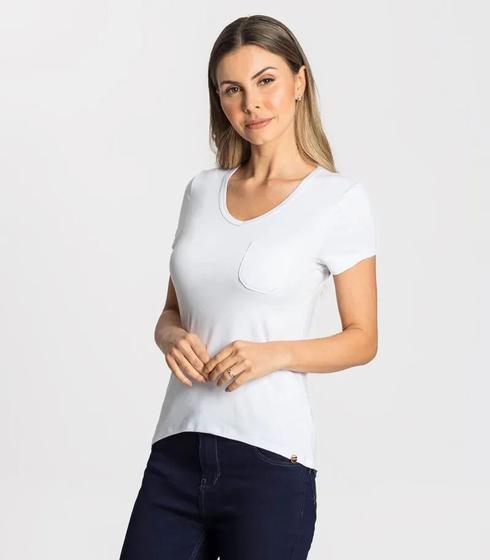 Imagem de Blusa feminina básica viscotorcion e visco trico rovitex infinita cor