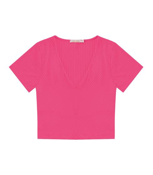 Imagem de Blusa Feminina Em Ribana Canelada Endless Rosa