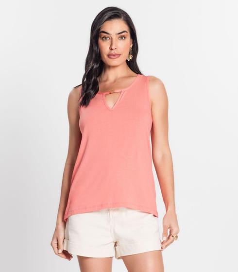 Imagem de Blusa Feminina Estampada Infinita Cor Rosa