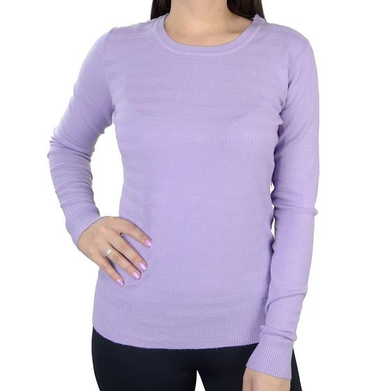 Imagem de Blusa Feminina Facinelli By Mooncity Tricot Lavanda Lilás - 651016