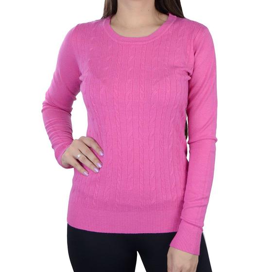 Imagem de Blusa Feminina Facinelli By Mooncity Tricot Rosa - 651018