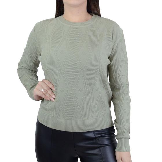 Imagem de Blusa Feminina Facinelli By Mooncity Tricot  Verde - 651057