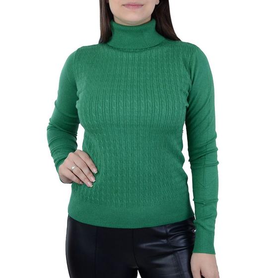 Imagem de Blusa Feminina Facinelli By Mooncity Tricot Verde - 651092