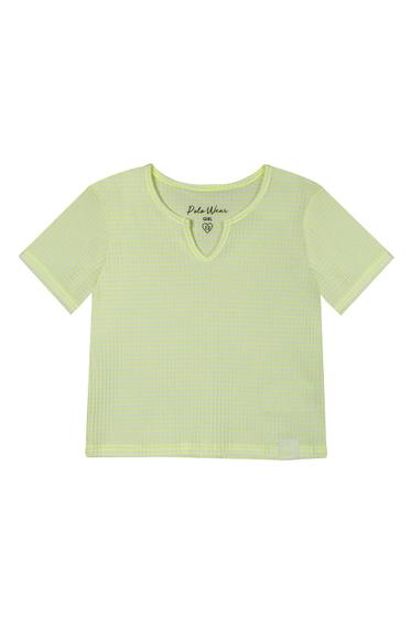 Imagem de Blusa Feminina Infantil Celebrate Polo Wear Verde Médio