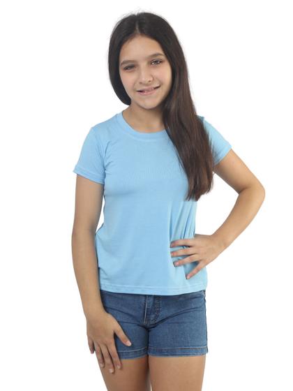 Imagem de Blusa Feminina Infantil Roupa De Menina Blusa Baby Look