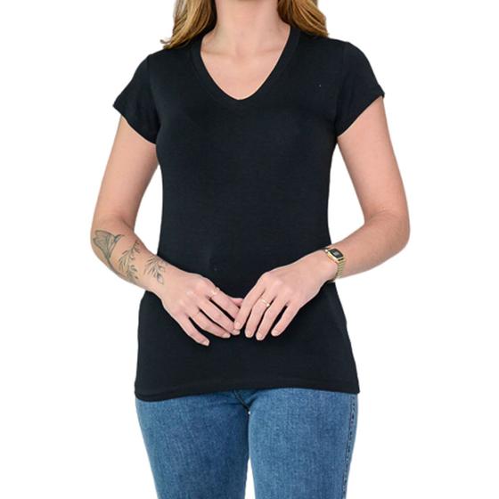 Imagem de Blusa Feminina LZT Baby Look Preta - 573