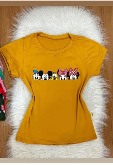 Imagem de Blusa Feminina Maga Curta Babylook  Elegante