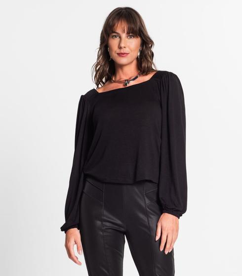 Imagem de Blusa Feminina Manga 7/8 Endless Preto