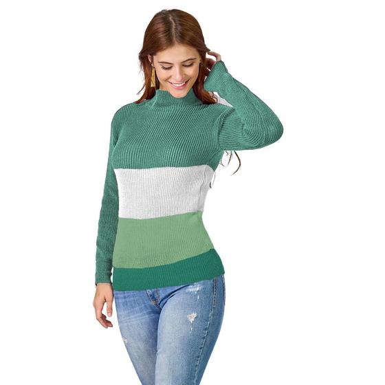 Imagem de Blusa Feminina Manga Longa Gola Alta