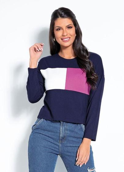 Imagem de Blusa feminina manga longa rovitex