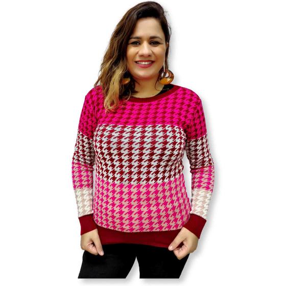 Imagem de Blusa Feminina Manga Longa Tricot Quentinha  21125