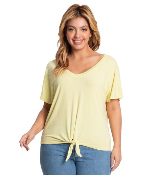 Imagem de Blusa Feminina Plus Size Decote V Secret Glam Verde