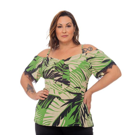 Blusa Posthaus Moda Feminina Plus Size Roupas Elegantes Posthaus
