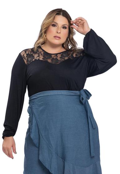 Imagem de Blusa Feminina Plus Size Paula