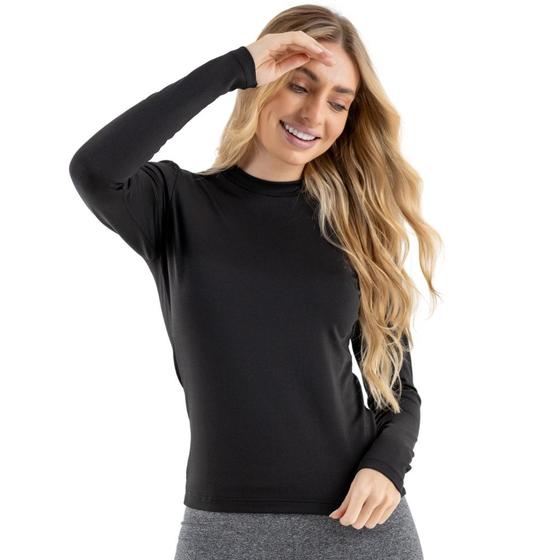 Blusa Feminina Segunda Pele Térmica Peluciada Inverno Frio oem