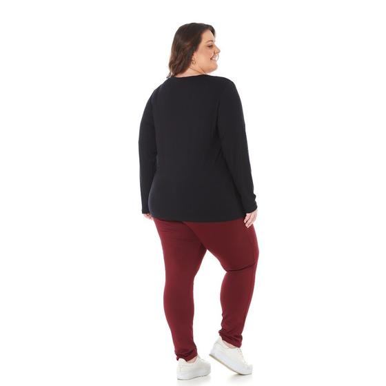 Imagem de Blusa Feminina Sofia Plus Size Decote V 1129