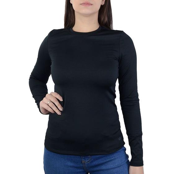 Imagem de Blusa Feminina Upman ML Térmica Power Preta - 245RT