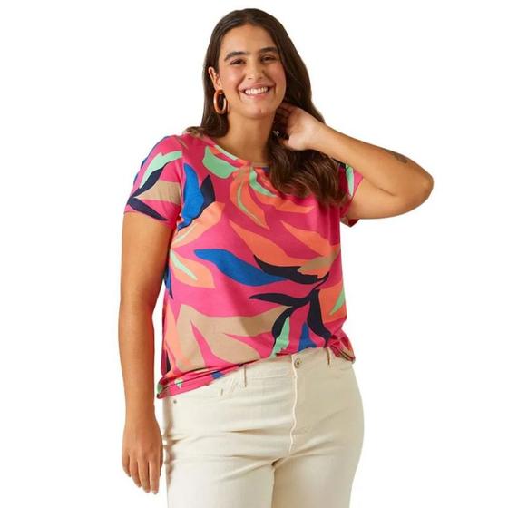 Imagem de Blusa Feminina Viscolycra Plus Size Malwee Ref. 87856