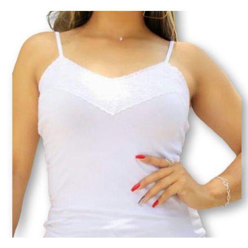 Imagem de Blusa feminina viscolycra sem bojo decote gripir alça fina fashion