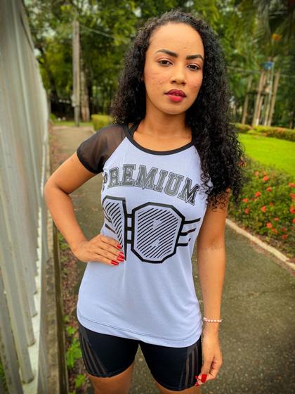 Imagem de Blusa fitness com tule