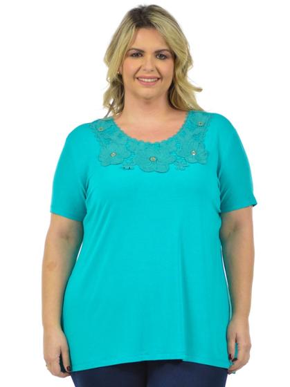 Imagem de Blusa florais plus size fenomenal