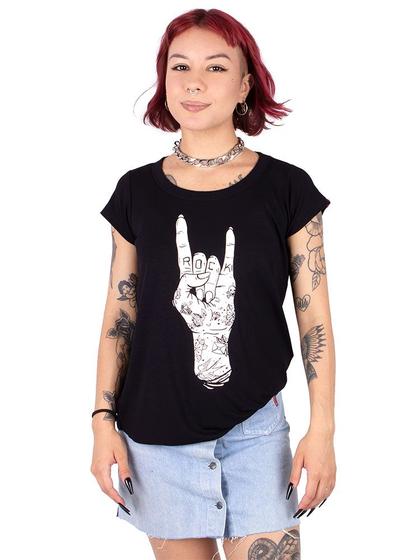 Imagem de Blusa Gola Redonda Hand Tattoo - Preta