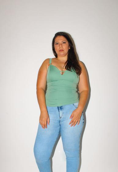 Imagem de Blusa Imperiale com Bojo e Argola Verde