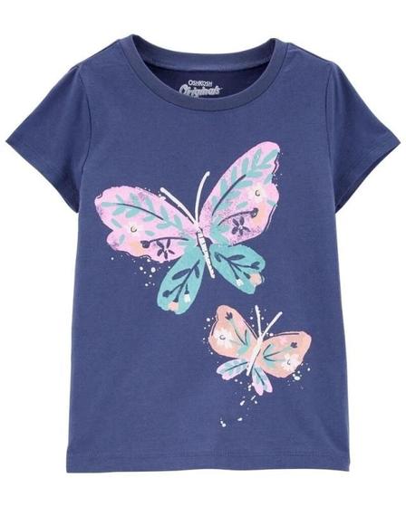 Imagem de Blusa infantil bebê menina Oshkosh Borboleta