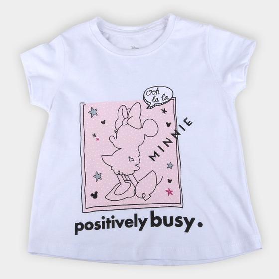 Imagem de Blusa Infantil Disney Positively Busy Minnie Feminina