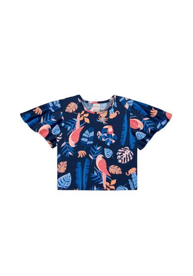 Imagem de Blusa Infantil Estampada  Manga Flare Alakazoo - 19319