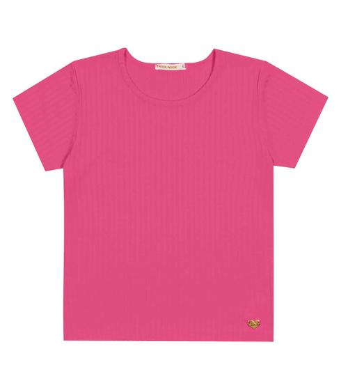 Imagem de Blusa Infantil Feminina Canelada Trick Nick Rosa