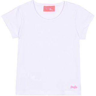 Imagem de Blusa Infantil Feminina Menina Básica Branca