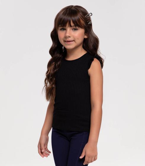 Imagem de Blusa Infantil Feminina Ribana Trick Nick Preto