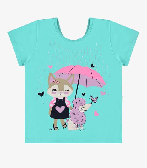 Imagem de Blusa Infantil Feminina Rovi Kids Azul